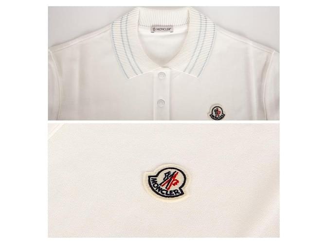 Polo-Shirt mit Moncler-Logo-Patch Weiß - Ansicht 5
