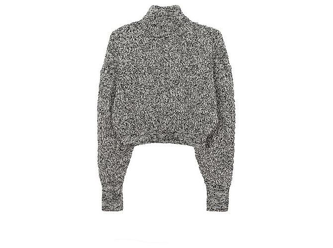 Louis Vuitton Gestrickter Crop mit Kettendetail Größe Schwarz - Ansicht 2
