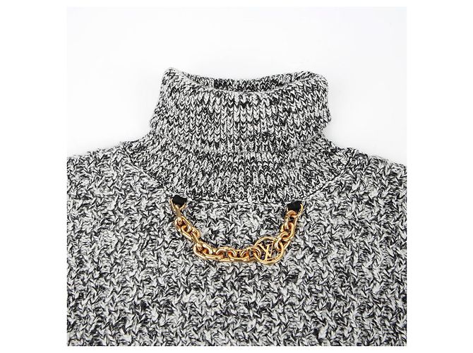 Louis Vuitton Gestrickter Crop mit Kettendetail Größe Schwarz - Ansicht 3