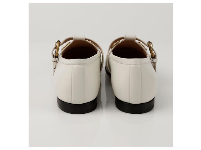 Gucci Pantolette Mary Jane Horsebit Größe Weiß - Ansicht 10