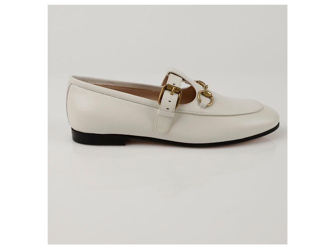 Gucci Pantolette Mary Jane Horsebit Größe Weiß - Ansicht 2