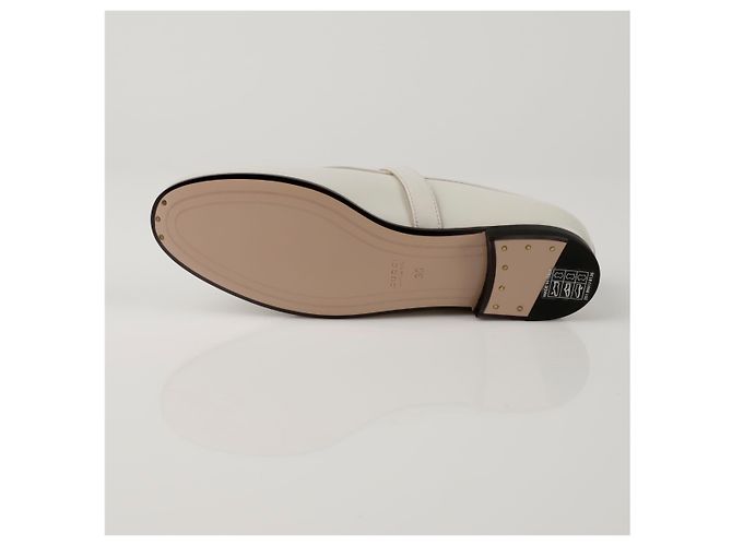 Gucci Pantolette Mary Jane Horsebit Größe Weiß - Ansicht 4
