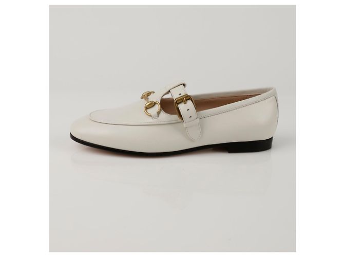 Gucci Pantolette Mary Jane Horsebit Größe Weiß - Ansicht 5