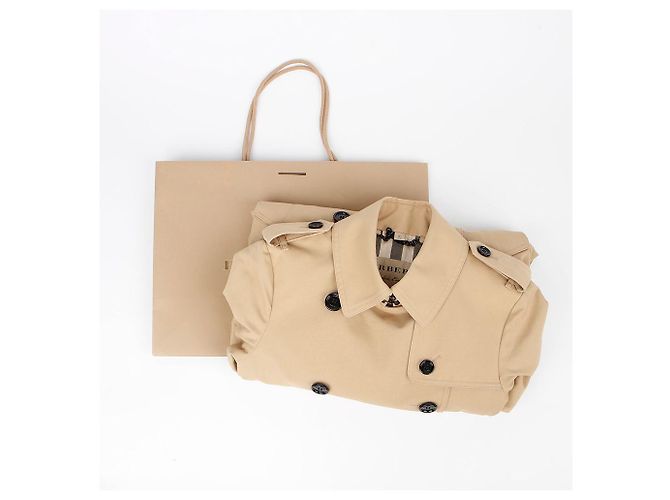 Burberry Abrigo Medio Havane Talla Castaño - vista 3