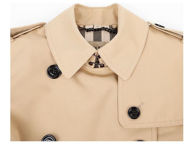 Burberry Abrigo Medio Havane Talla Castaño - vista 4