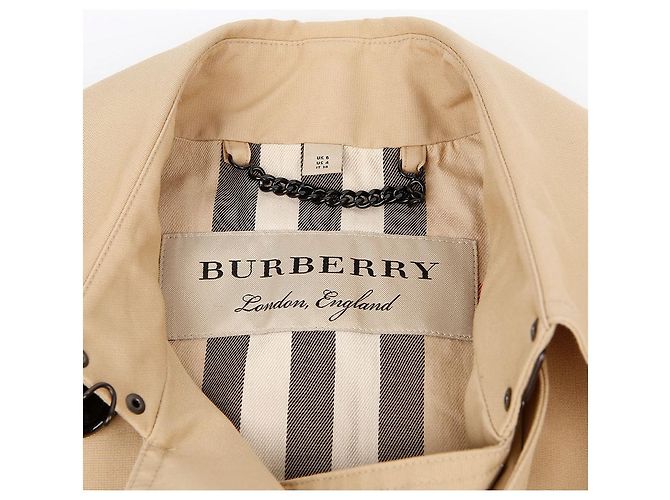 Burberry Abrigo Medio Havane Talla Castaño - vista 5