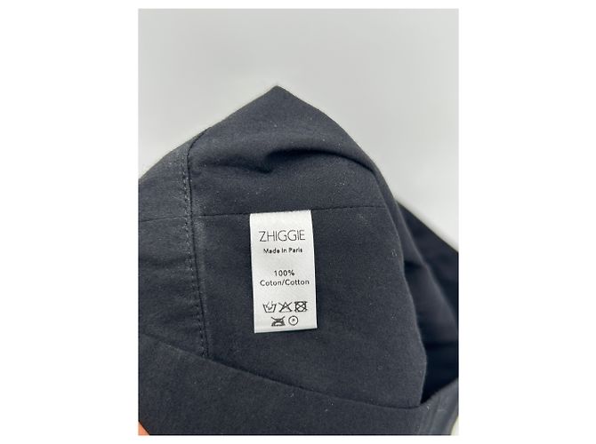 Autre Marque Top de algodón negro ZHIGGIE - vista 3