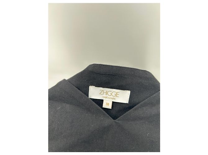 Autre Marque Top de algodón negro ZHIGGIE - vista 4