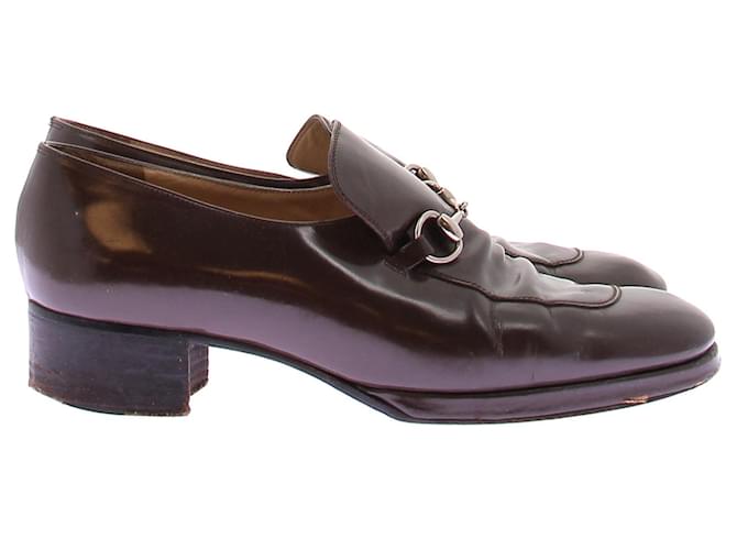 Gucci Mocassini in pelle marrone - vista 2