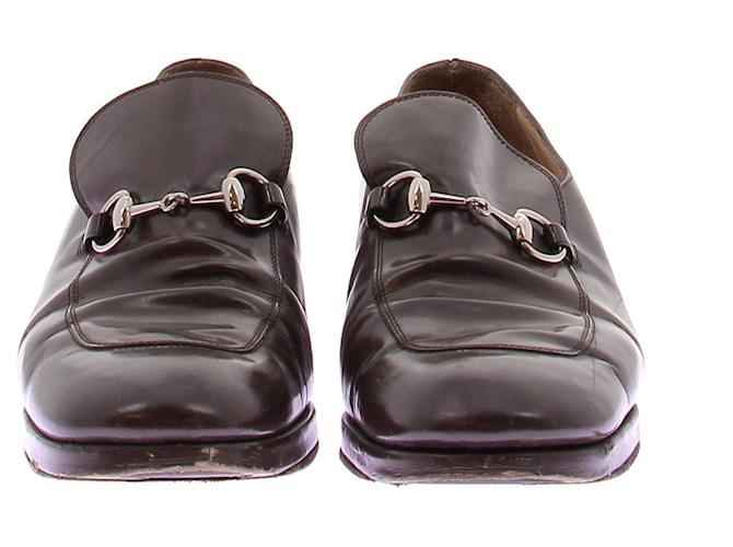 Gucci Mocassini in pelle marrone - vista 4