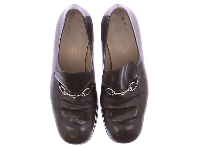 Gucci Mocassini in pelle marrone - vista 6