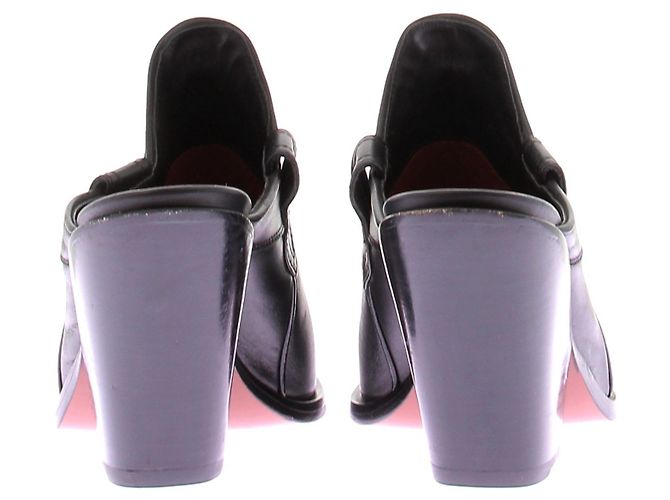 Autre Marque Santiags Sonora Mules aus schwarzem Leder Größe 39 - Ansicht 5