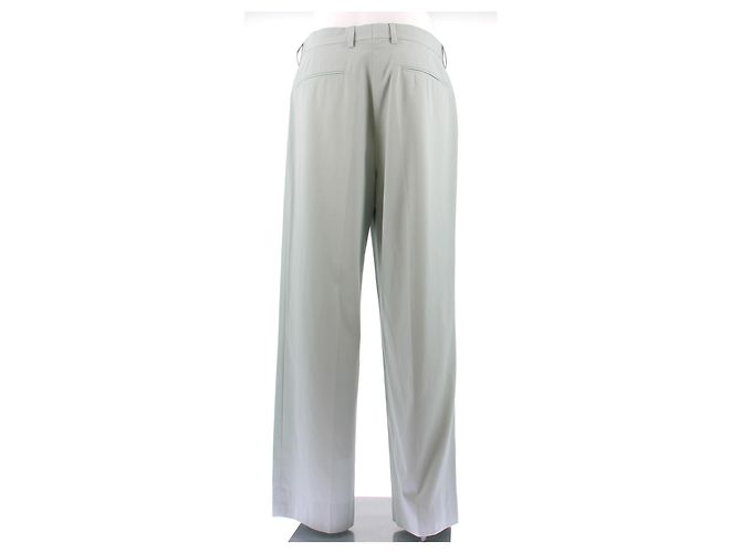 Pantalones Dries Van Noten Verde agua de algodón - vista 2
