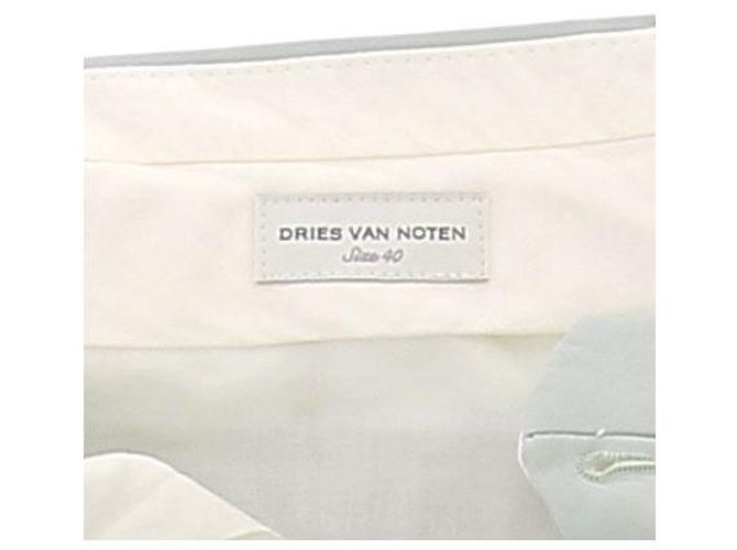 Pantalones Dries Van Noten Verde agua de algodón - vista 6