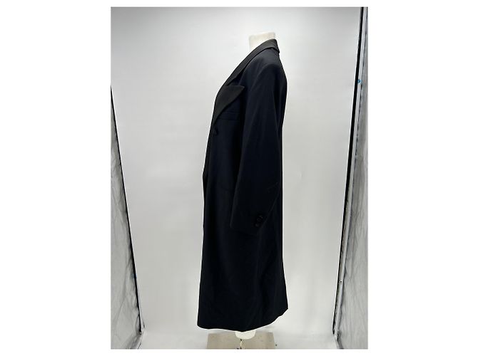 Hugo Boss Schwarzer Wolltrench - Ansicht 4