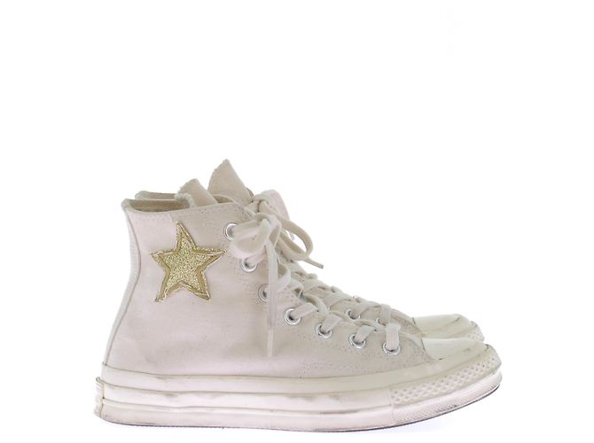 Converse Tiger Sneaker weiß Stoff Größe 37.5 - Ansicht 2