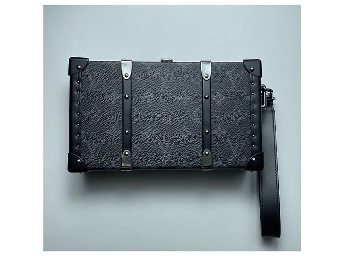 Louis Vuitton Clutch Wallet Trunk Nero - vista 10