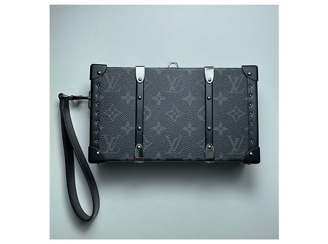 Louis Vuitton Clutch Wallet Trunk Nero - vista 11