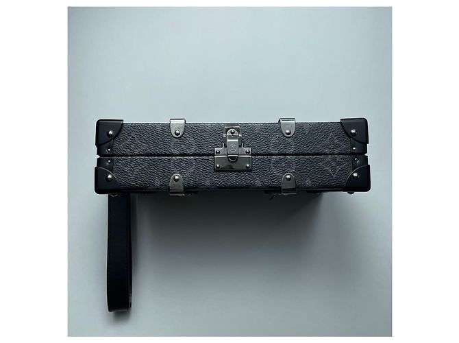 Louis Vuitton Clutch Wallet Trunk Nero - vista 4