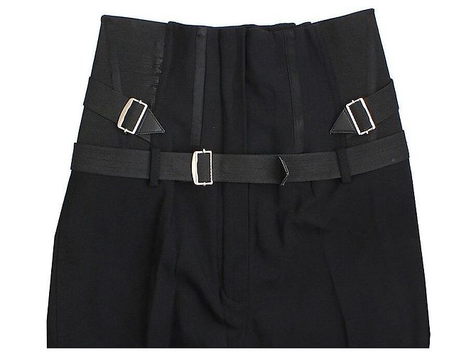 Dolce & Gabbana Pantalones negros de cintura alta Dolce Gabbana - vista 4