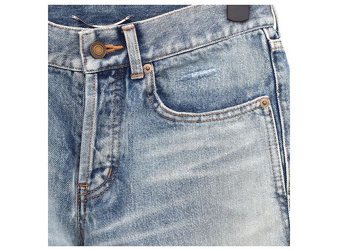 Saint Laurent Pantaloni in denim da uomo Santa Monica Blu - vista 3