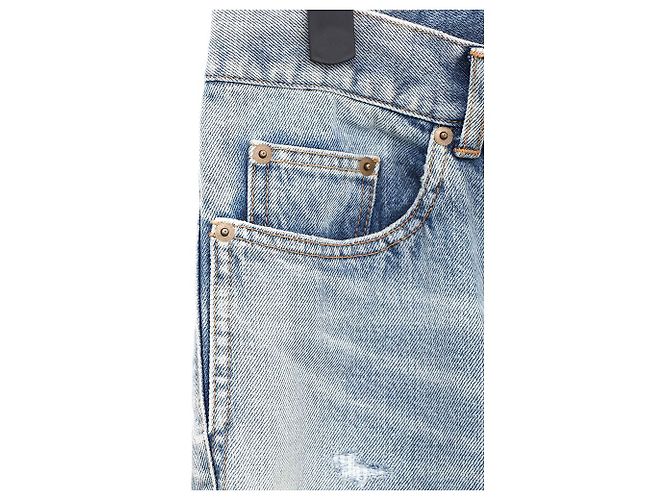 Saint Laurent Pantaloni in denim da uomo Santa Monica Blu - vista 4