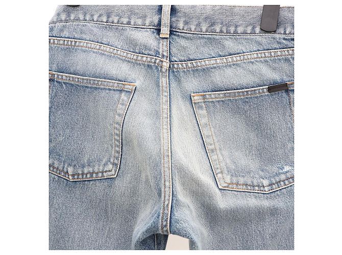 Saint Laurent Pantaloni in denim da uomo Santa Monica Blu - vista 7