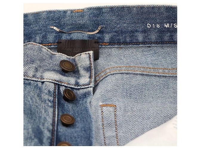 Saint Laurent Pantaloni in denim da uomo Santa Monica Blu - vista 9