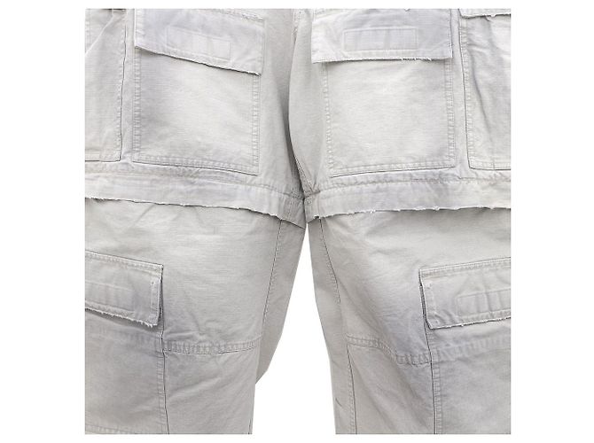 Balenciaga Pantaloni Cargo Beige Large Garde-Robe Marrone - vista 3