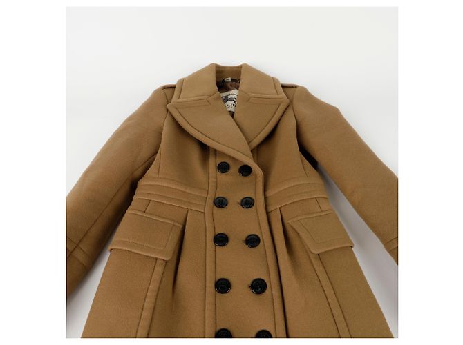 Burberry Talla de abrigo largo Castaño - vista 3