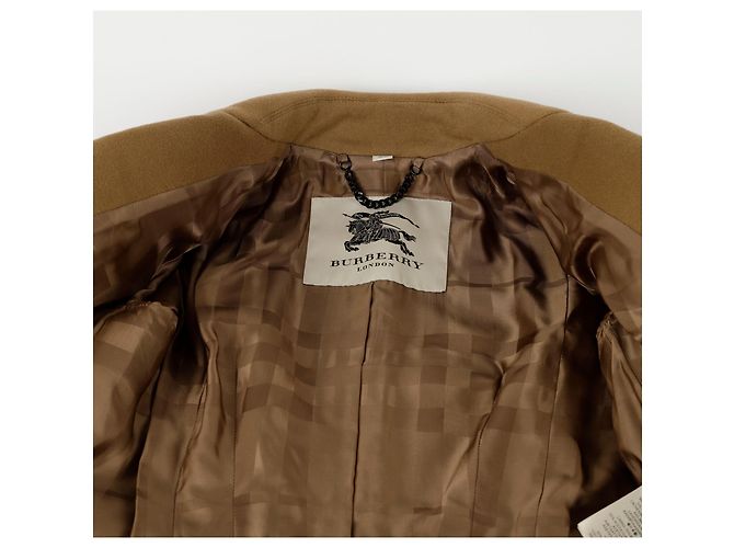 Burberry Talla de abrigo largo Castaño - vista 9
