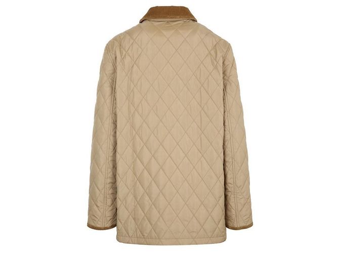 Burberry Damenjacke aus gestepptem Nylon in Halb-Sand Weiß - Ansicht 6