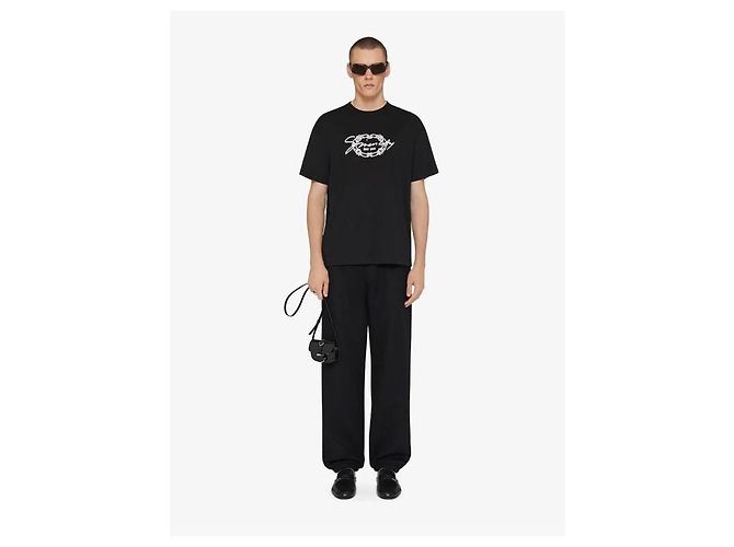 Givenchy T-shirt Medallion Nero - vista 5