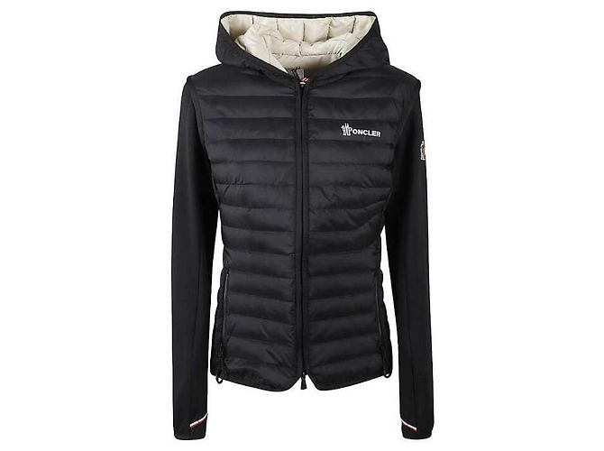 Moncler Cardigã de zíper em algodão acolchoado - vista 4