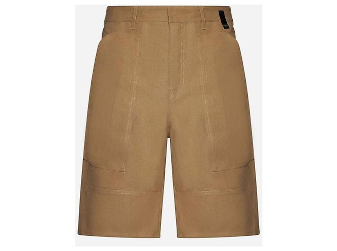Fendi Pantalones cortos Bermuda de lona - vista 4