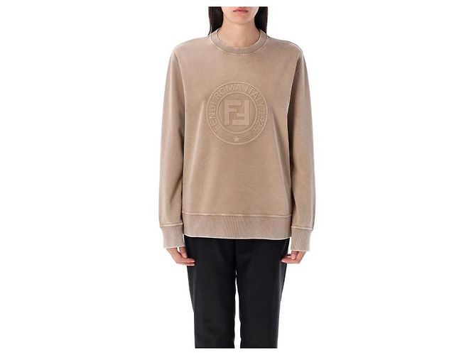 Fendi Sudadera ASNH Castaño - vista 4