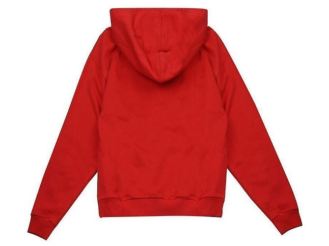 Gucci Felpa con cappuccio con logo stampato Rosso - vista 4