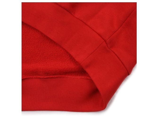 Gucci Felpa con cappuccio con logo stampato Rosso - vista 8