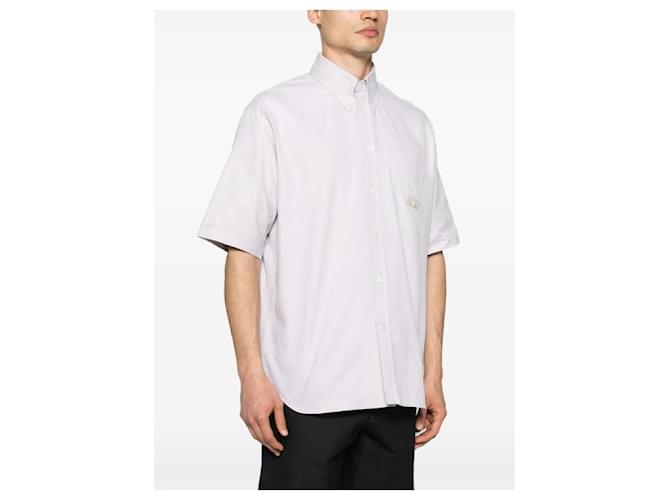 Fendi Camicia Oxford Marrone - vista 5