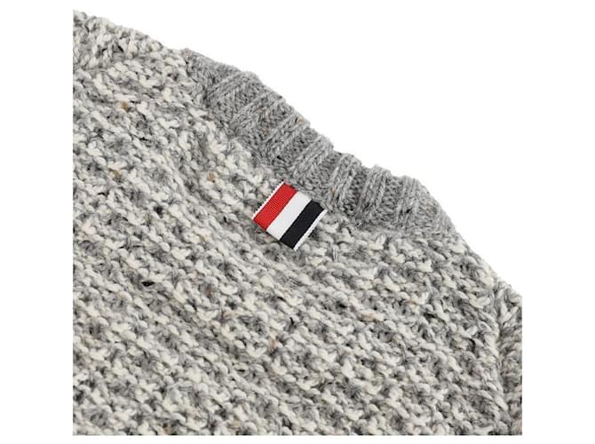 Thom Browne Pullover mit Rundhalsausschnitt und genähten Ärmeln Braun - Ansicht 6