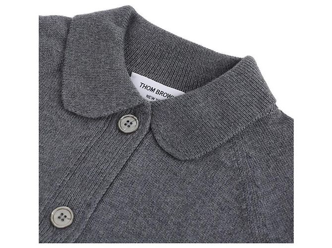 Thom Browne Bar Cardigan mit Streifen Braun - Ansicht 5