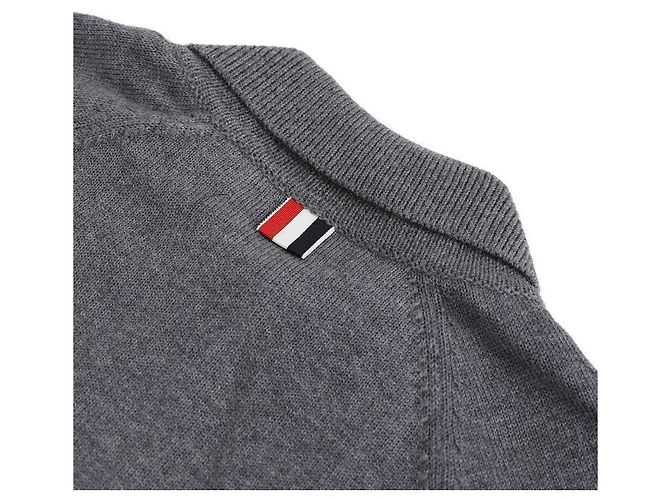 Thom Browne Bar Cardigan mit Streifen Braun - Ansicht 6