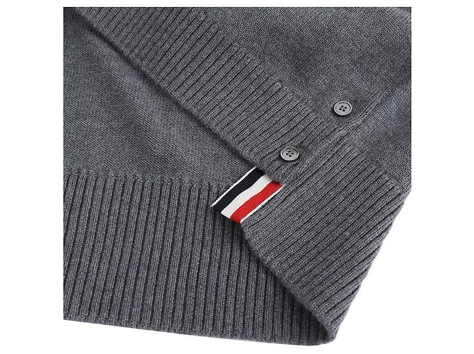 Thom Browne Bar Cardigan mit Streifen Braun - Ansicht 9