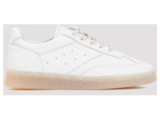 Maison Martin Margiela Ledersneaker Weiß - Ansicht 4