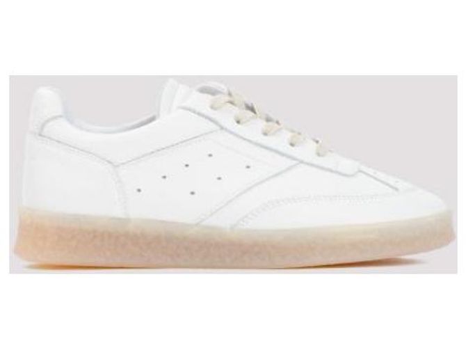 Maison Martin Margiela Ledersneaker Weiß - Ansicht 6