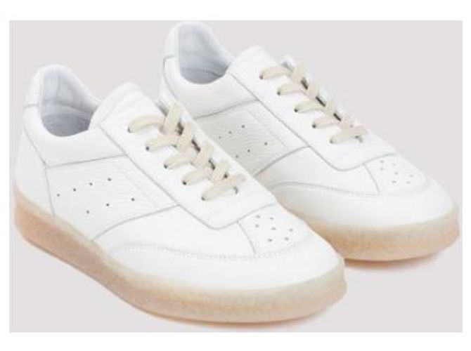 Maison Martin Margiela Ledersneaker Weiß - Ansicht 8