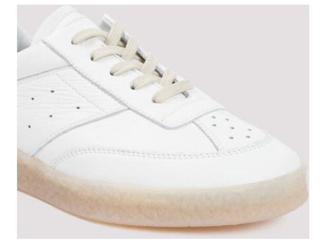 Maison Martin Margiela Ledersneaker Weiß - Ansicht 9