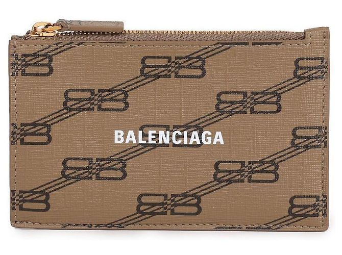 Balenciaga Porta-cartões com zíper Monogram - vista 3