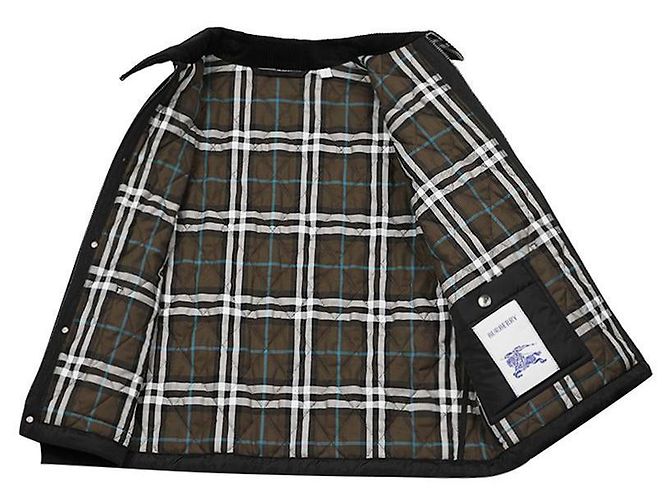 Burberry Jaqueta de nylon matelassê cropped Preto - vista 5