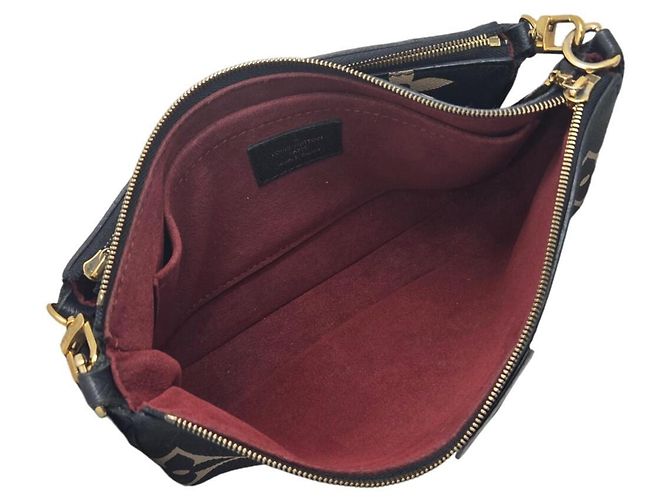 LOUIS VUITTON Monogram Empreinte Multi Pochette Acessórios Bolsa de Ombro Feminina Marrom - vista 12